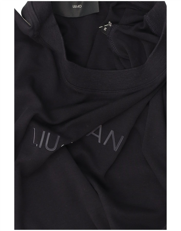 T-shirt grafica da uomo Liu Jo Top medio blu navy