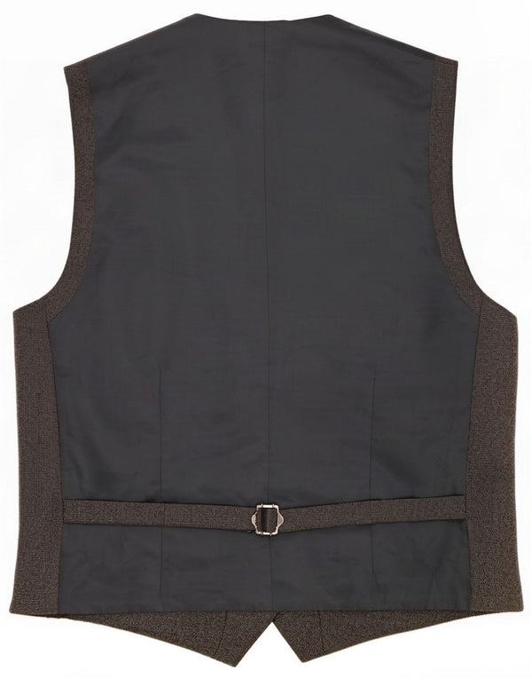 Marks & Spencer Gilet da uomo grande in lana grigia