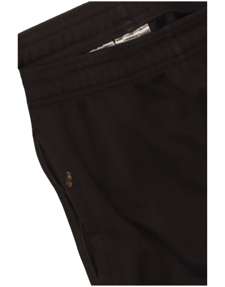 Pantaloni da tuta grafica da uomo Adidas, poliestere nero medio