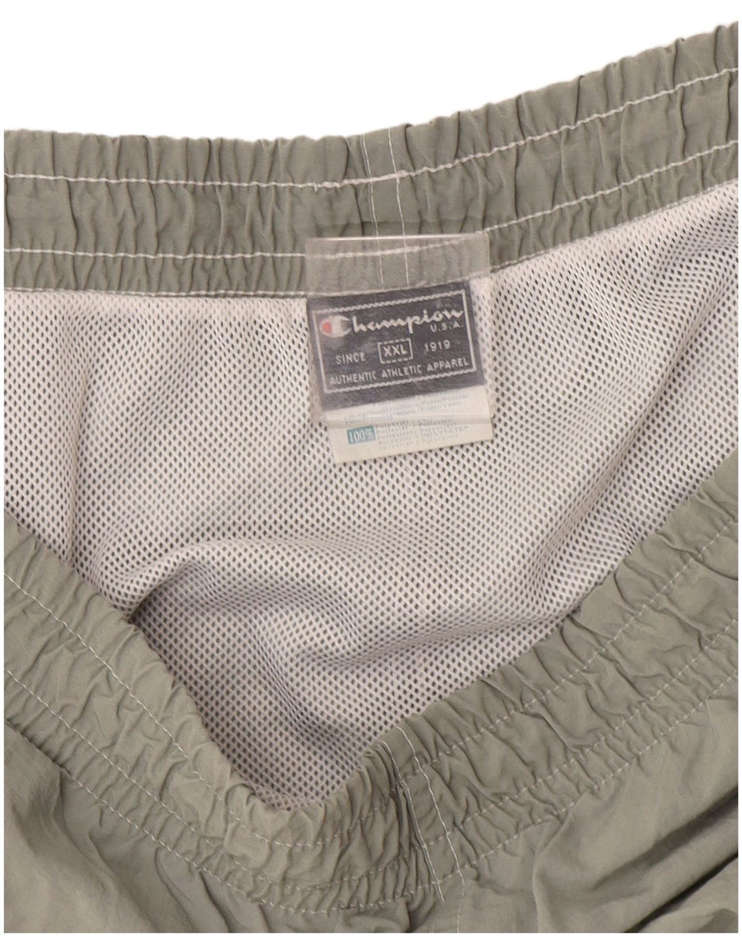 Pantaloncini da bagno da uomo Champion 2XL Poliammide color block grigio