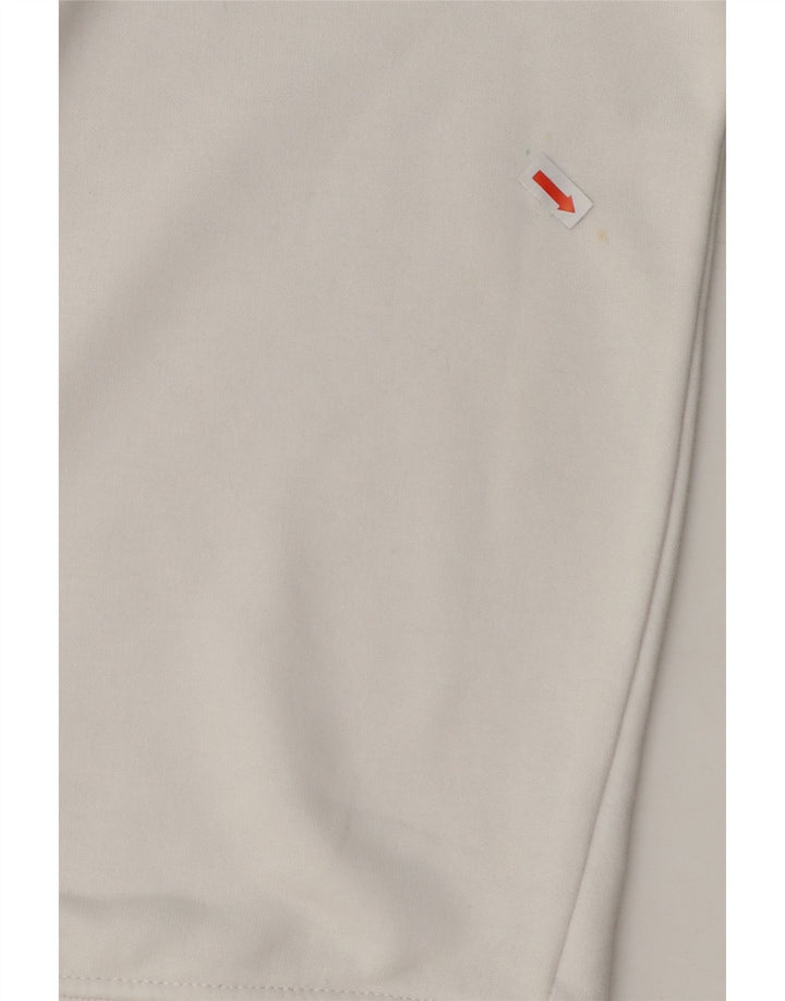 TOMMY HILFIGER Womens Graphic Oversized Sweatshirt Jumper UK 6 XS White