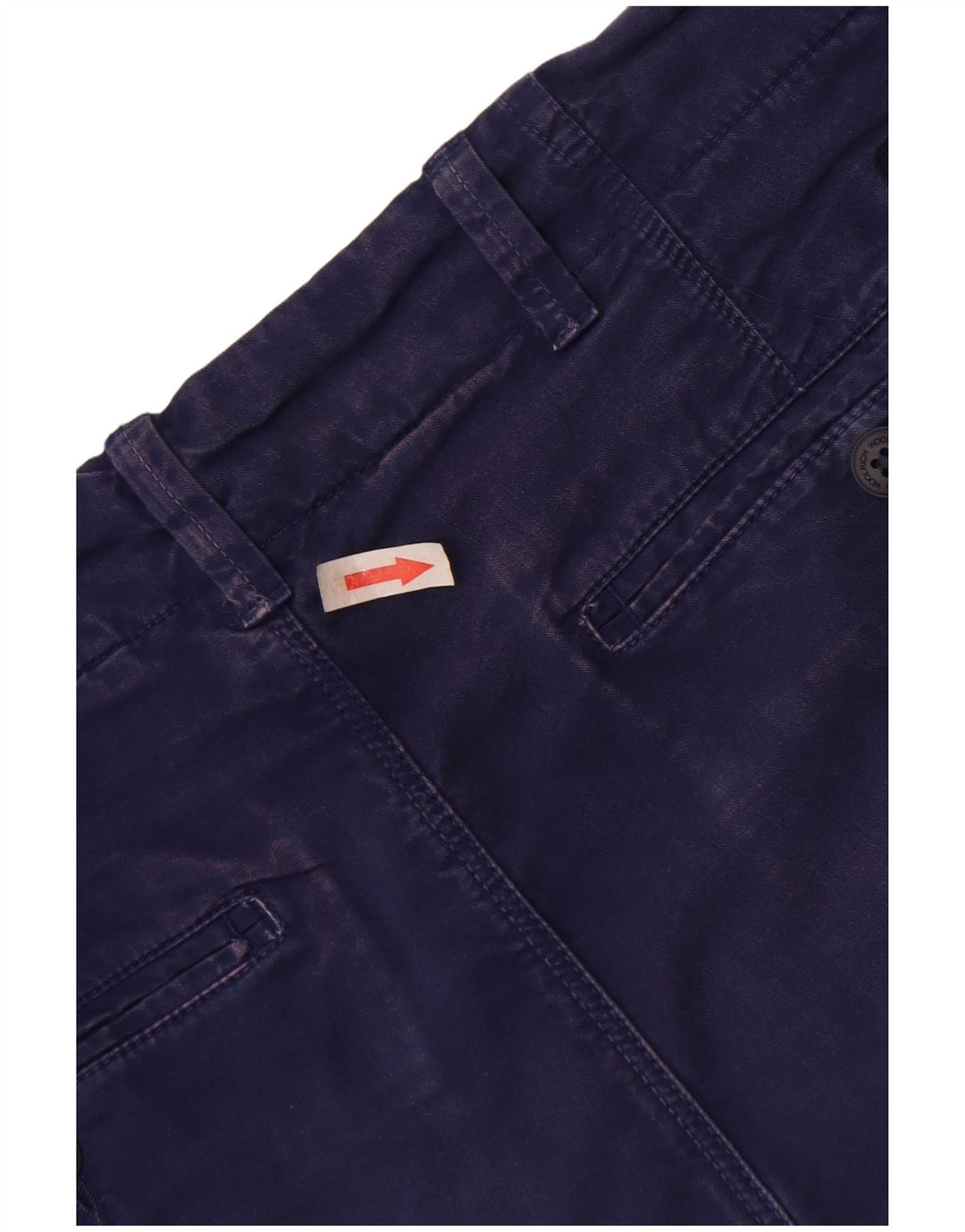 Pantaloncini chino da uomo Woolrich W30 cotone blu navy medio
