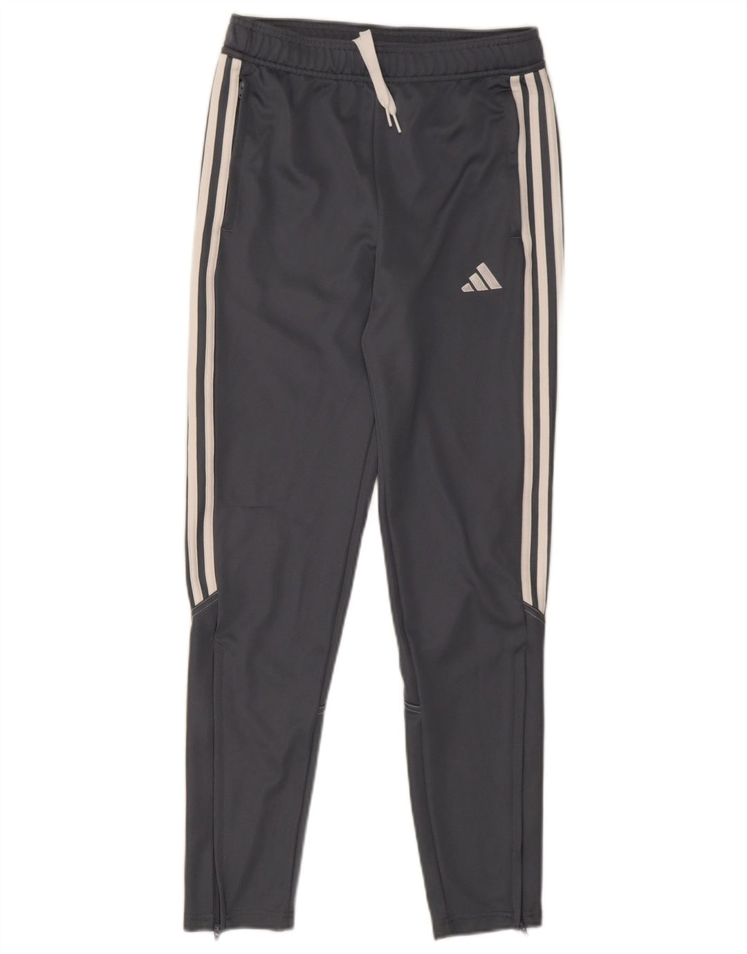 Pantaloni della tuta Adidas Aeroready da ragazzo 13-14 anni in poliestere grigio