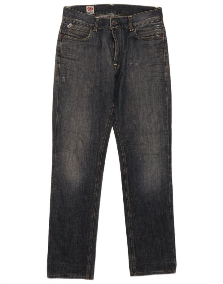 Jeans dritti da uomo Franklin Marshall W29 L30 cotone blu navy