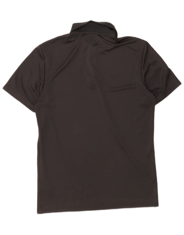 Polo Adidas da uomo piccola in poliestere nero