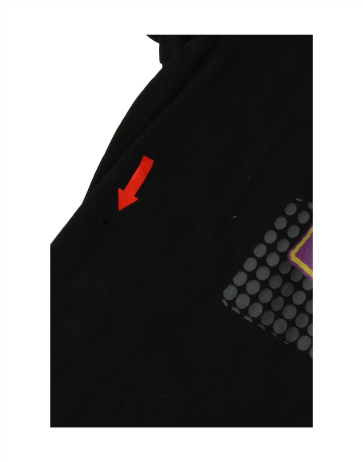 VOLCOM Mens Slim Fit Graphic T-Shirt Top Small Black Cotton Vintage Volcom and Second-Hand Volcom from Messina Hembry 