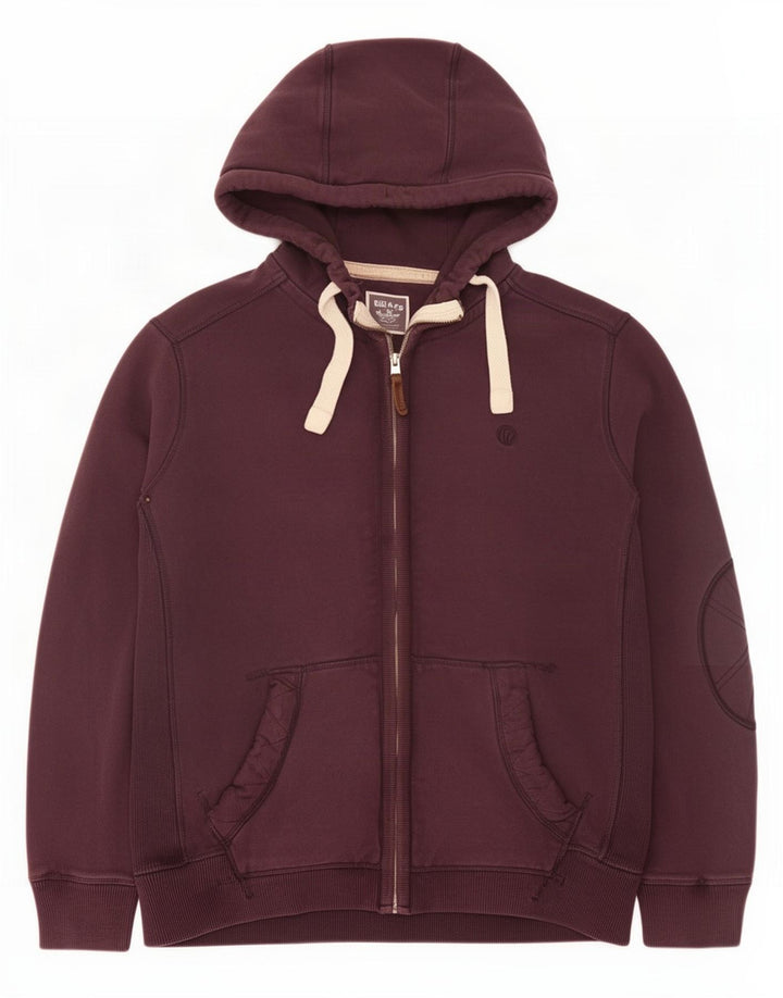Felpa con cappuccio e zip da uomo Fat Face, grande, in cotone marrone