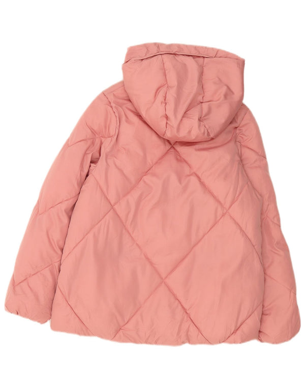Giacca imbottita con cappuccio per ragazze Zara 13-14 anni in poliestere rosa