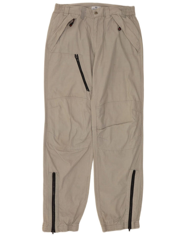 Pantaloni cargo da jogging da uomo Sergio Tacchini IT 50 Large W34 L32 Beige