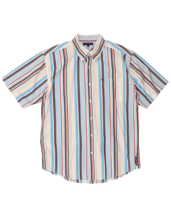 TOMMY HILFIGER Maglia a maniche corte da bambino 13-14 anni a righe multicolore
