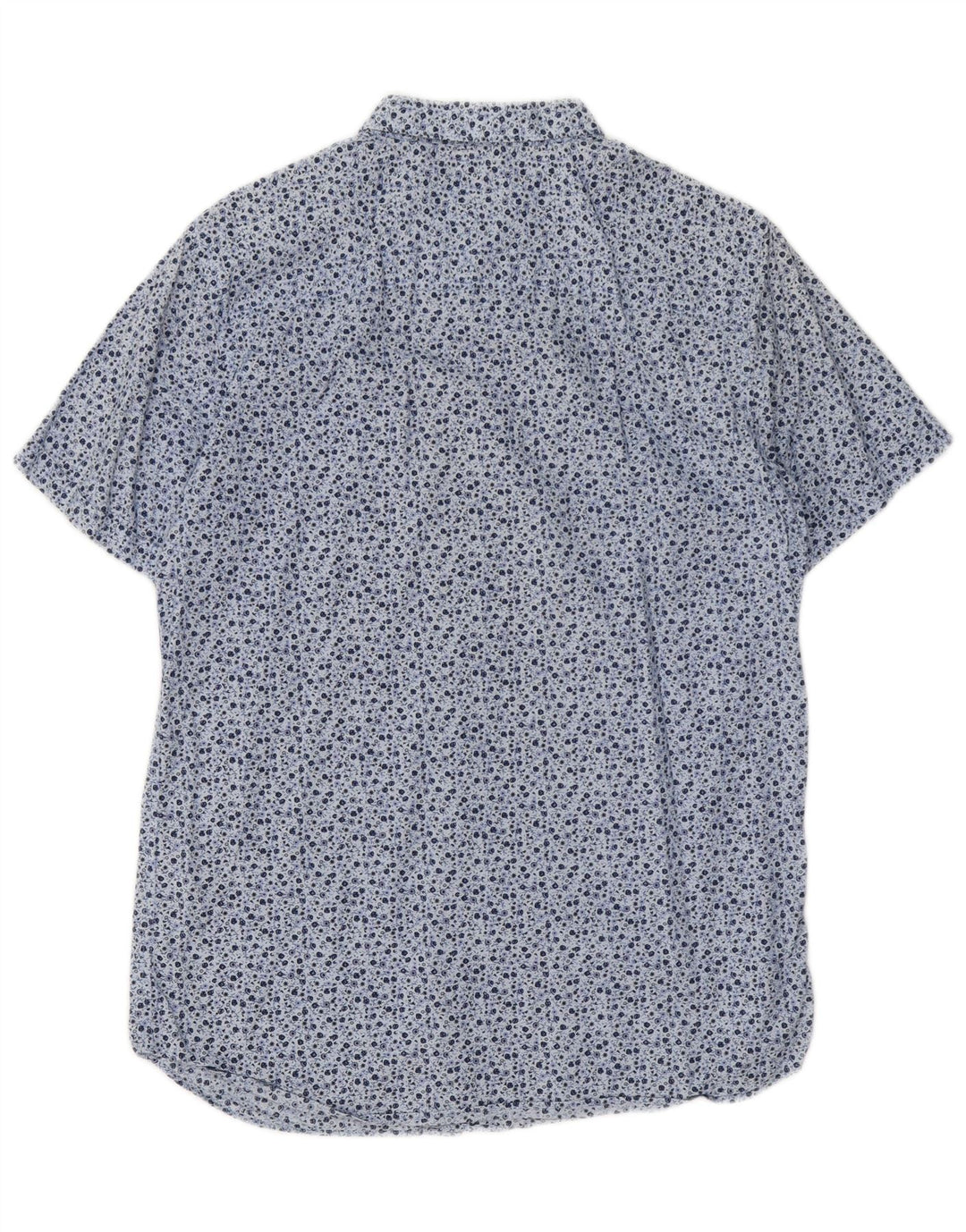 JACK & JONES Camicia da uomo a maniche corte grande in cotone floreale blu