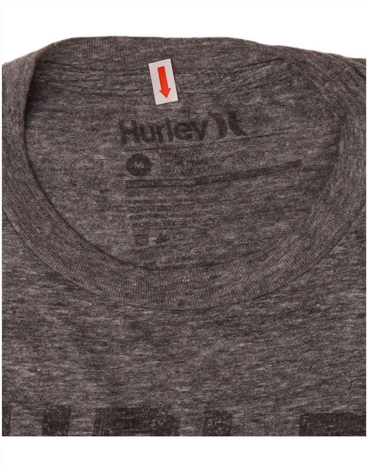 T-shirt grafica Hurley da uomo con vestibilità regolare, grigio medio