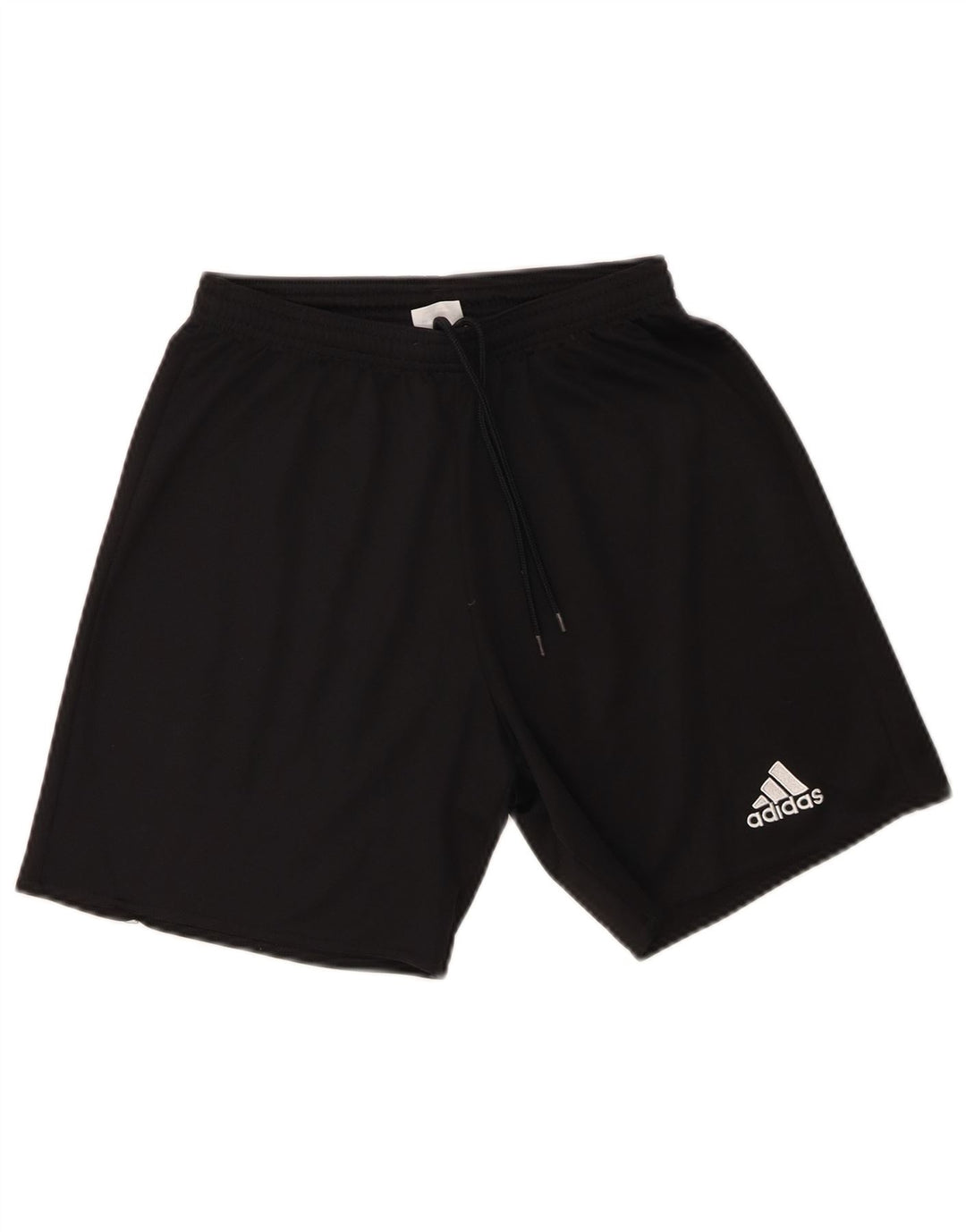 Pantaloncini sportivi Adidas Climalite da ragazzo 9-10 anni piccoli in poliestere nero