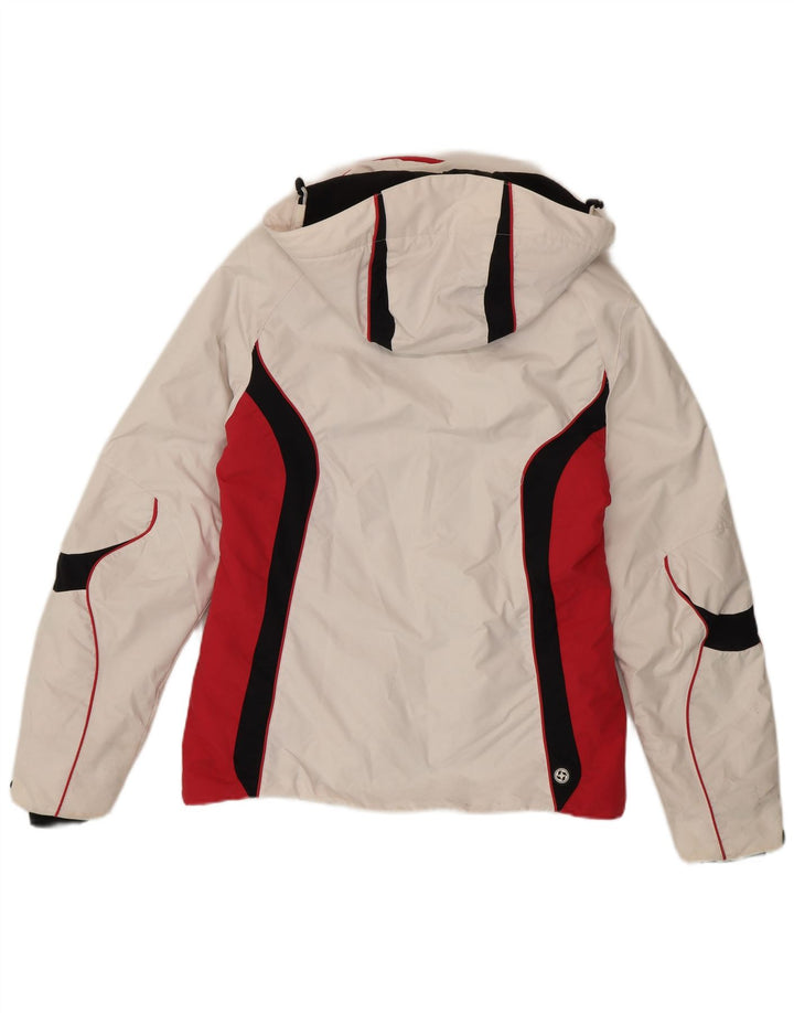 Giacca da sci con cappuccio da donna Colmar IT 42 Medium White Colourblock Sports