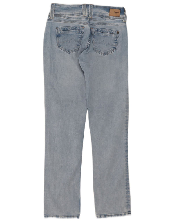 PEPE Jeans Donna Dritto W29 L32 Blu Cotone