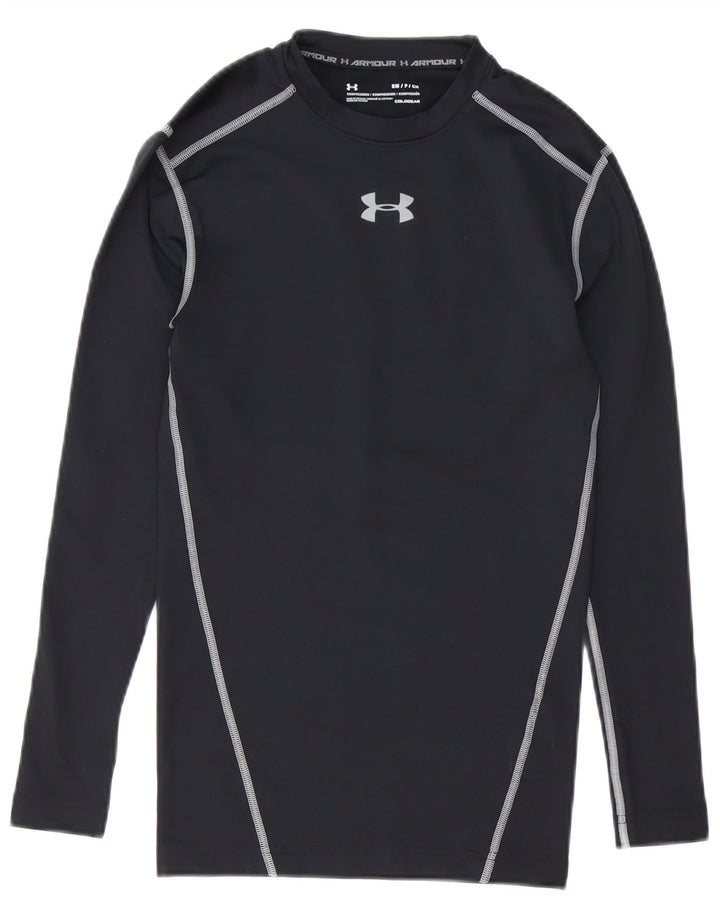 Under Armour Mens Cold Gear Graphic Top manica lunga piccolo poliestere nero