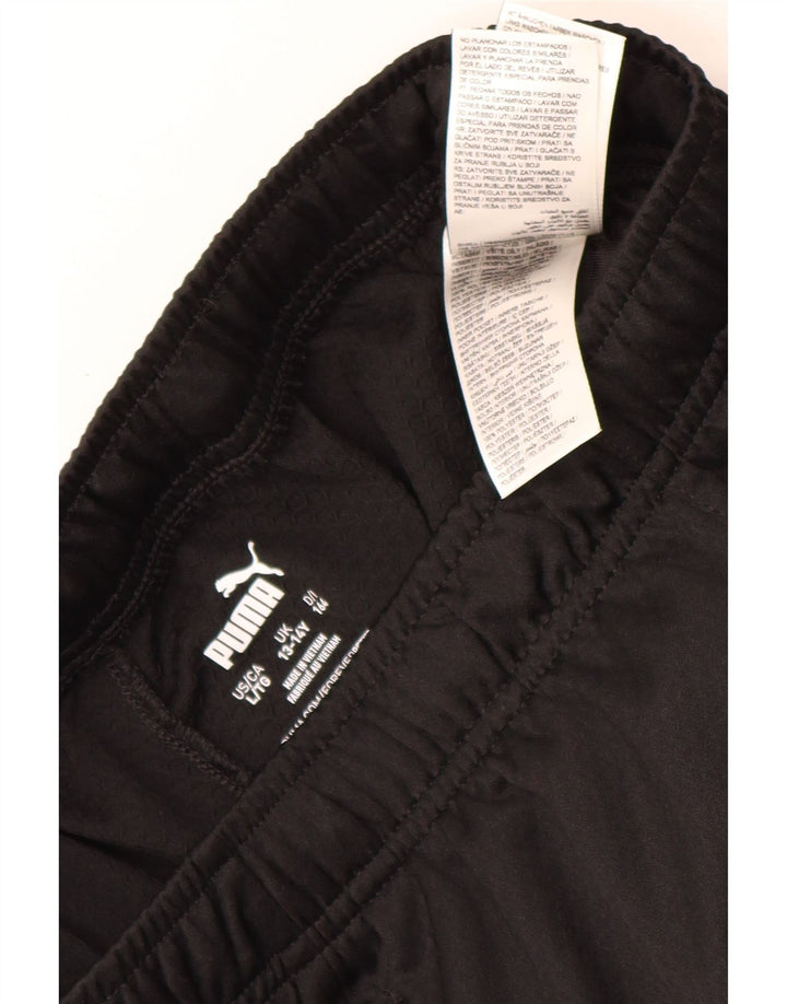 Pantaloni della tuta da ragazzo PUMA 13-14 anni Poliestere color block nero
