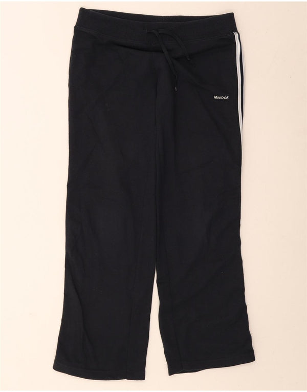 Pantaloni da tuta da donna Reebok UK 14 Large Blu Navy in cotone