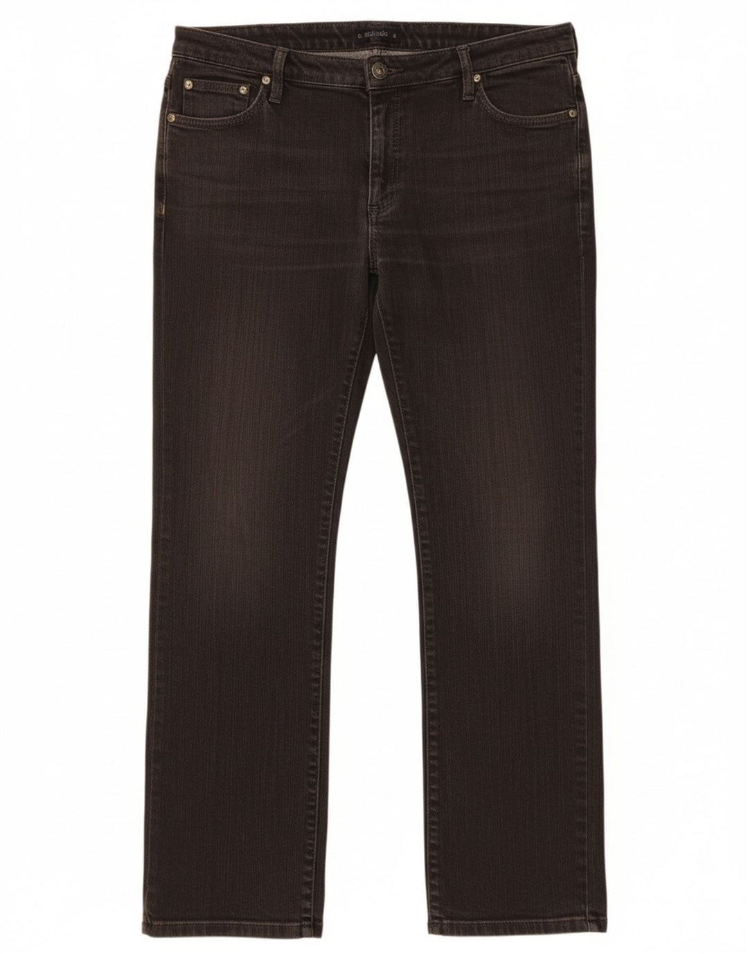 MARLBORO CLASSICS Womens Straight Jeans W34 L29 Grey Cotton