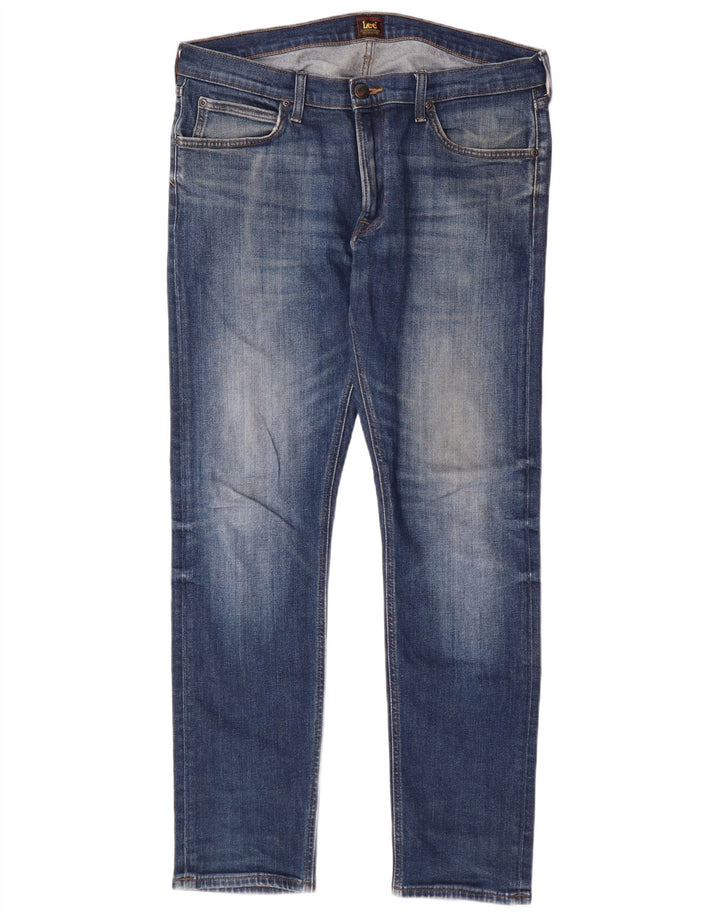 Jeans slim affusolati Luke da uomo Lee W34 L32 cotone blu