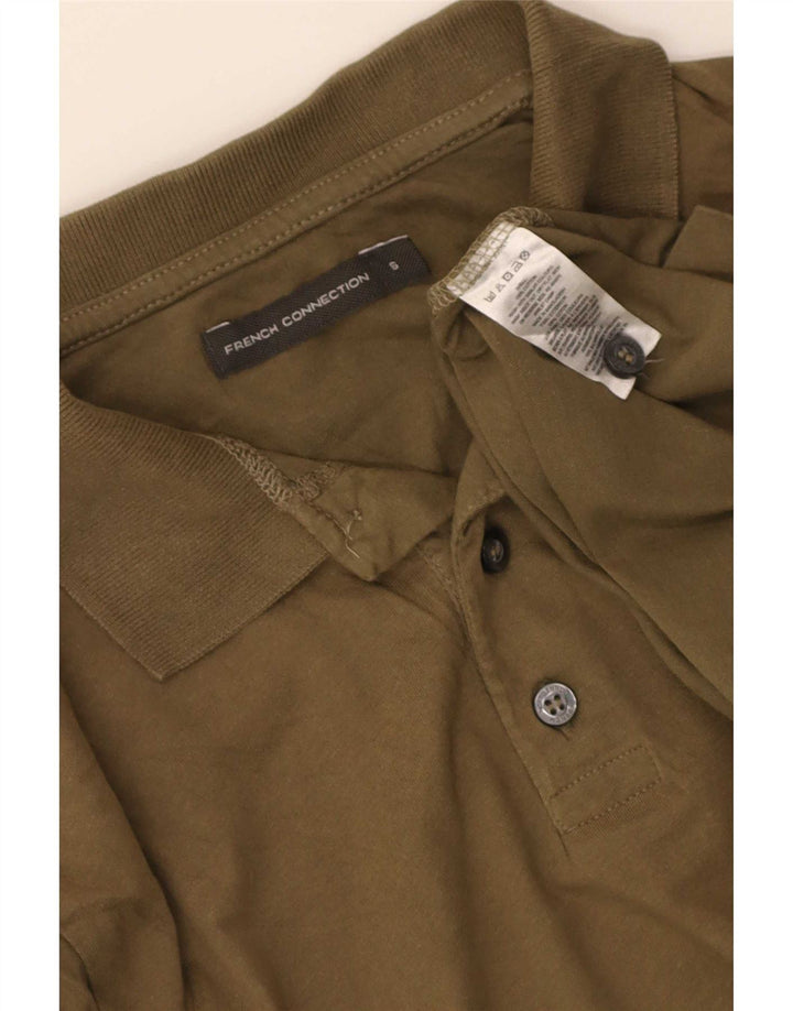 Giacca imbottita da uomo French Connection piccola in cotone kaki