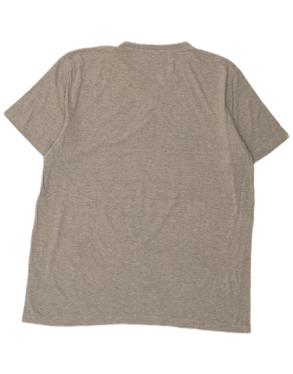 T-shirt uomo Kappa Top 3XL cotone grigio