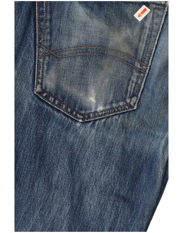 Tommy Hilfiger Uomo Distressed Jeans Slim W30 L32 Cotone Blu