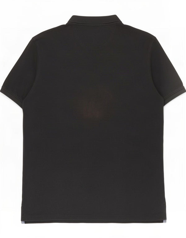 Massimo Dutti Polo da uomo vestibilità regolare 2XL Nera