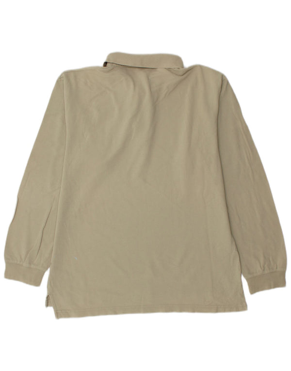 Polo Asics Uomo Manica Lunga Small Beige