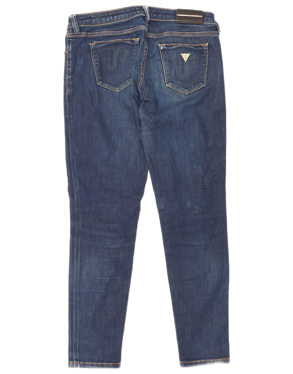 Jeans skinny Guess Beverly da donna W28 L27 Blu navy