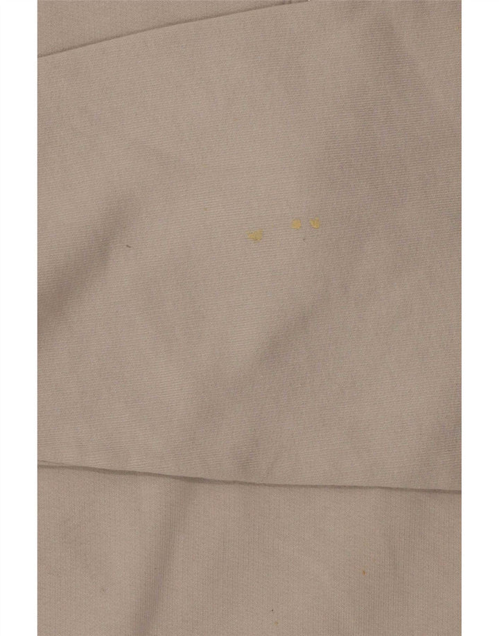 Felpa Champion da uomo con zip e collo, maglione XL, cotone grigio
