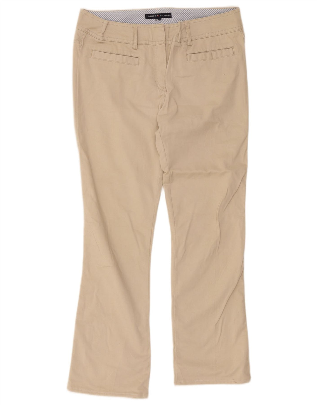 Pantaloni casual bootcut da donna Tommy Hilfiger W34 L28 Beige