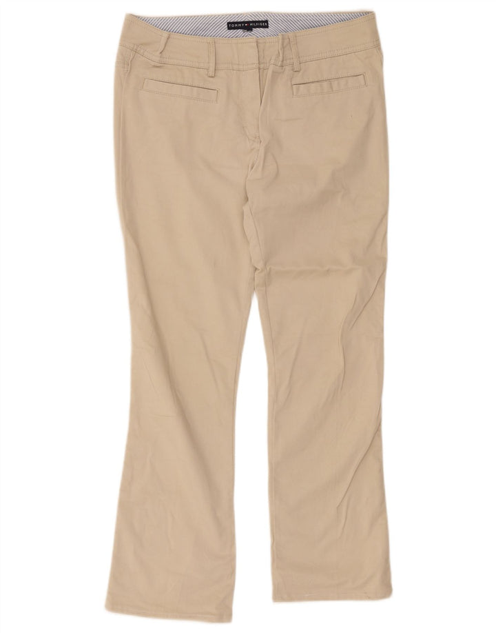 Pantaloni casual bootcut da donna Tommy Hilfiger W34 L28 Beige