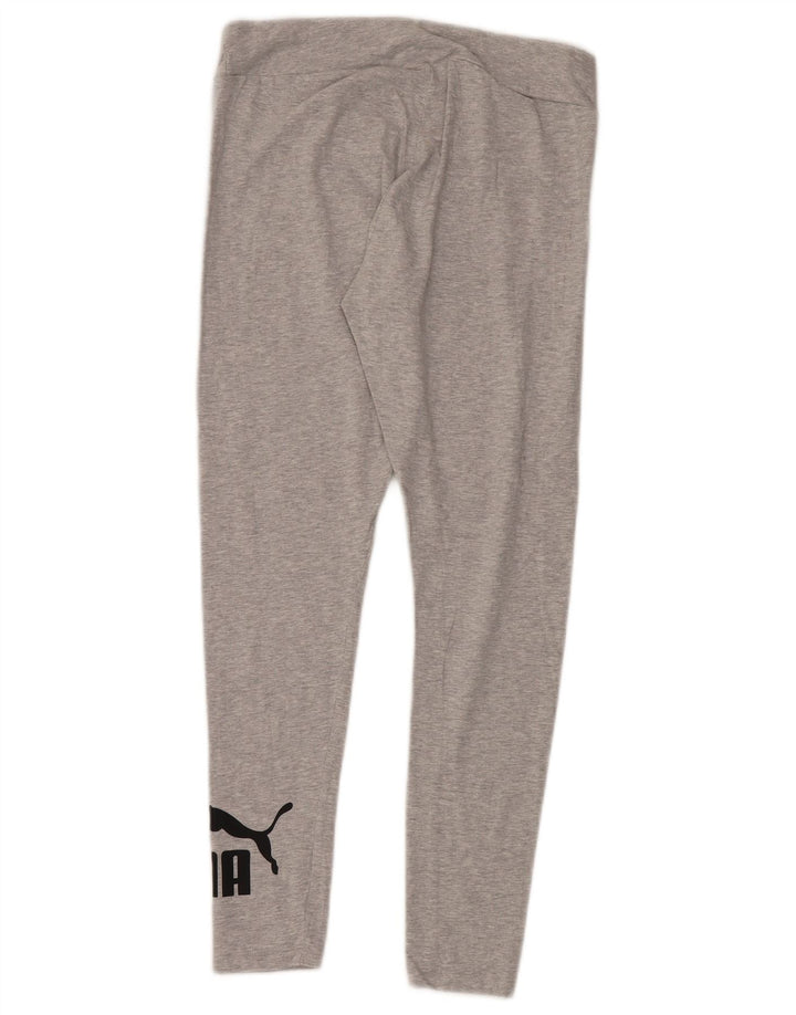 Leggings grafici da donna Puma UK 14 Cotone grigio medio