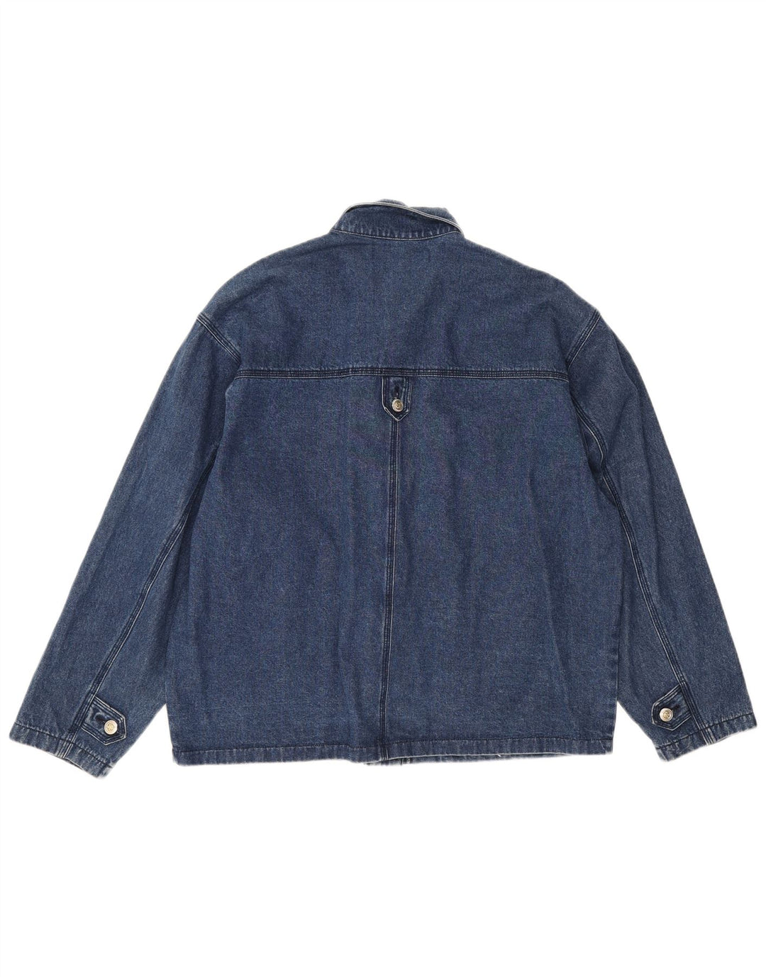 Giacca di jeans oversize da donna St. Bernard UK 14/16 grande cotone blu