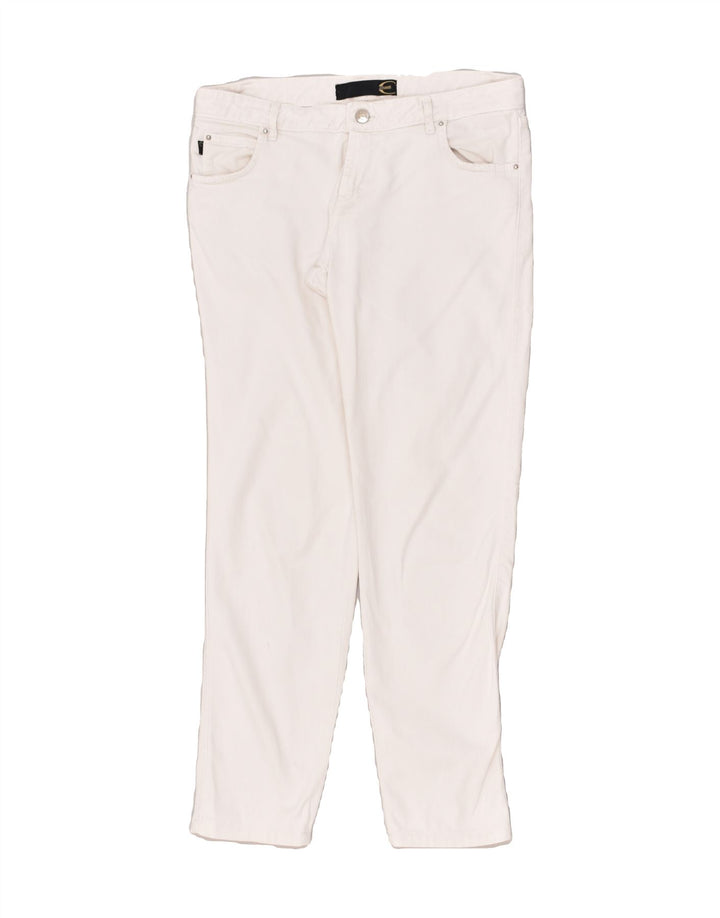 JUST CAVALLI Womens Slim Jeans W29 L28  White Cotton | Vintage Just Cavalli | Thrift | Second-Hand Just Cavalli | Used Clothing | Messina Hembry 