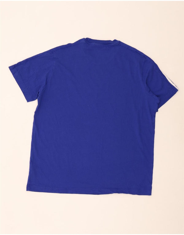 T-shirt da uomo Adidas Top XL in cotone blu