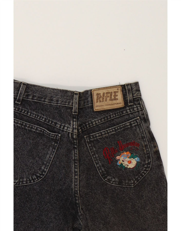 RIFLE Womens Tapered Jeans W25 L29 Grey Vintage Rifle and Second-Hand Rifle from Messina Hembry 