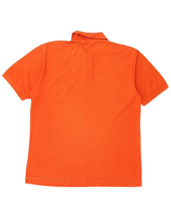 Polo Uomo Kappa Large Arancione In Cotone