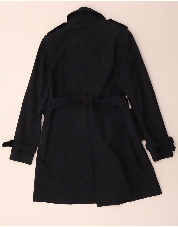 Trench da donna Jack Wills UK 12 cotone medio blu navy