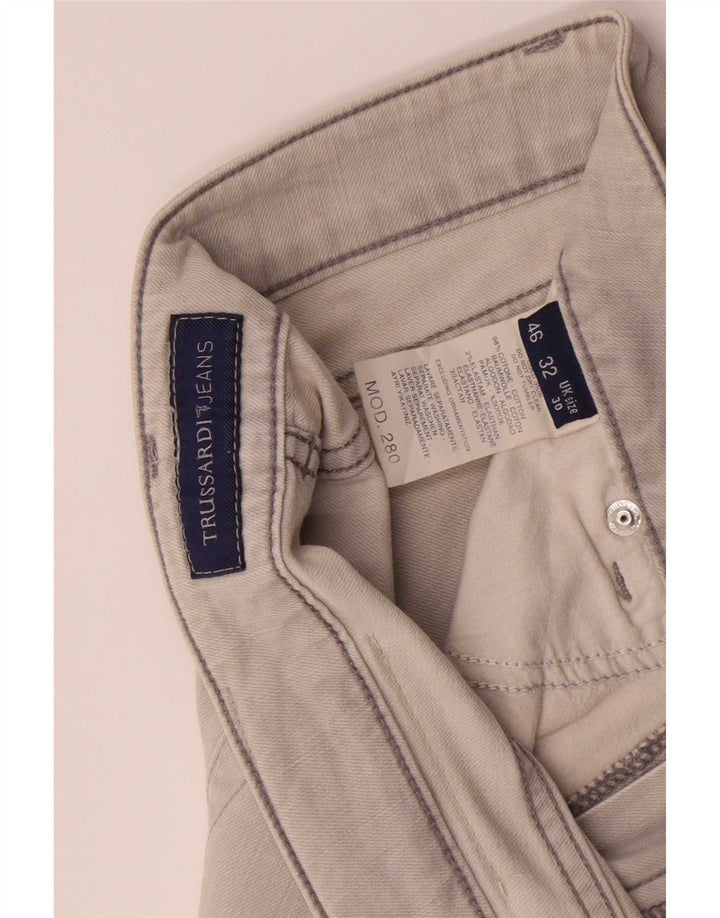 Jeans Slim Donna Trussardi W30 L30 Cotone Grigio