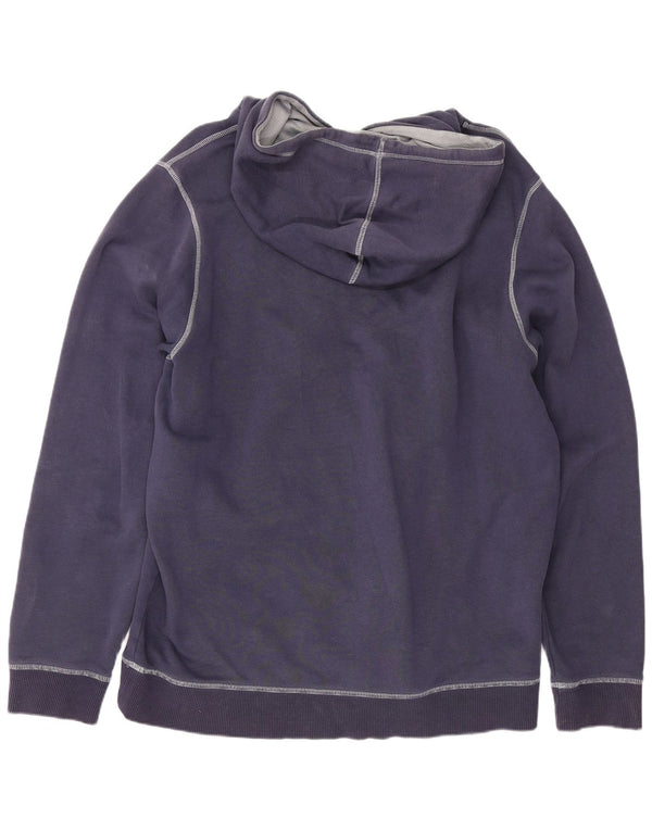Felpa con cappuccio da uomo Under Armour grande in cotone blu navy