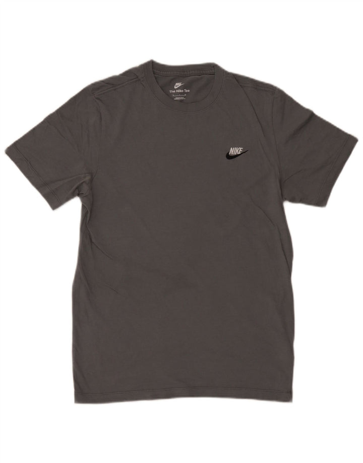 T-shirt Nike da uomo Top Small in cotone grigio