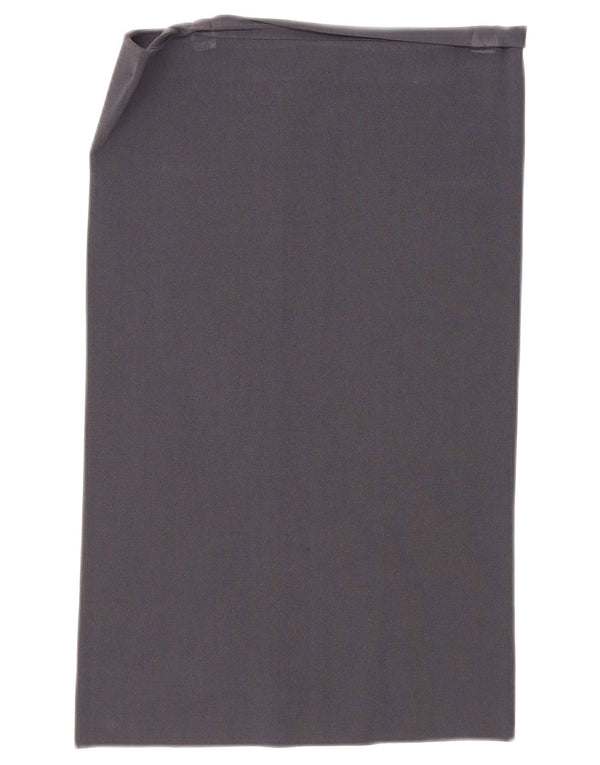 Gonna dritta a vita alta da donna Calvin Klein Jeans XL W30 viscosa grigia