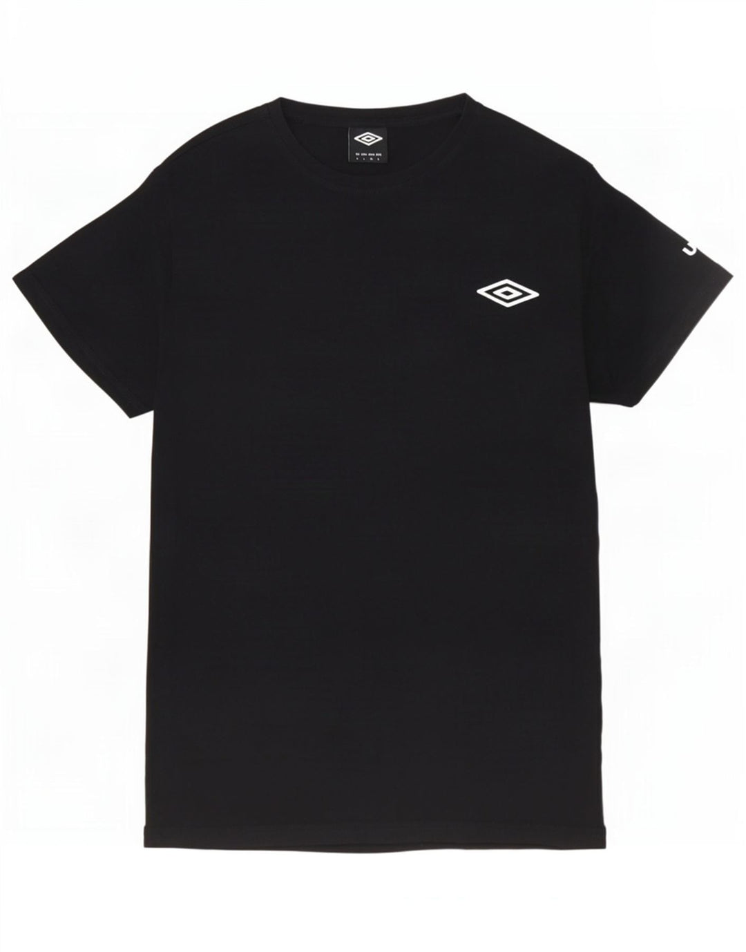 T-shirt da uomo Umbro Top Large in cotone nero