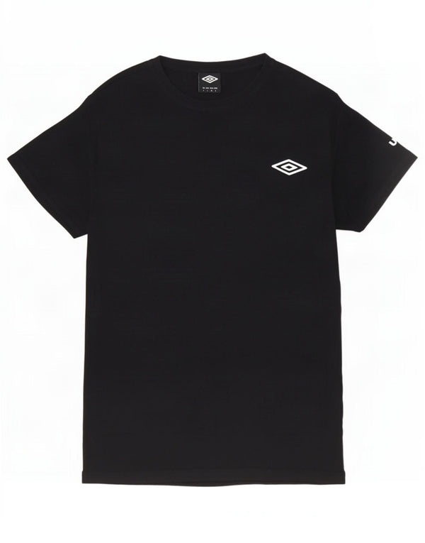 T-shirt da uomo Umbro Top Large in cotone nero