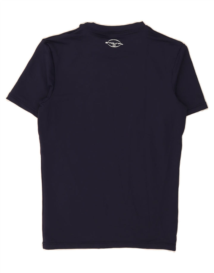 CANTERBURY Mens T-Shirt Top Small Navy Blue Nylon Vintage Canterbury and Second-Hand Canterbury from Messina Hembry 