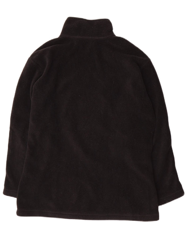 Maglione in pile da donna con collo e zip FILA IT 44 Medium Nero Poliestere