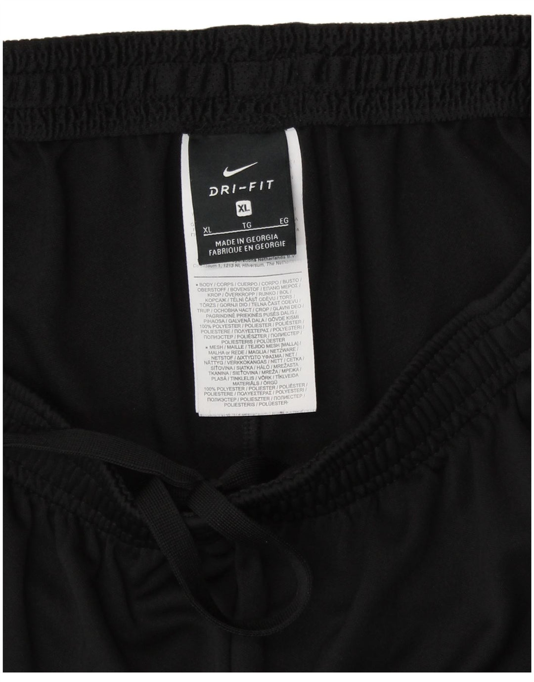 Pantaloni da tuta NIKE Dri Fit da donna UK 18 XL poliestere nero
