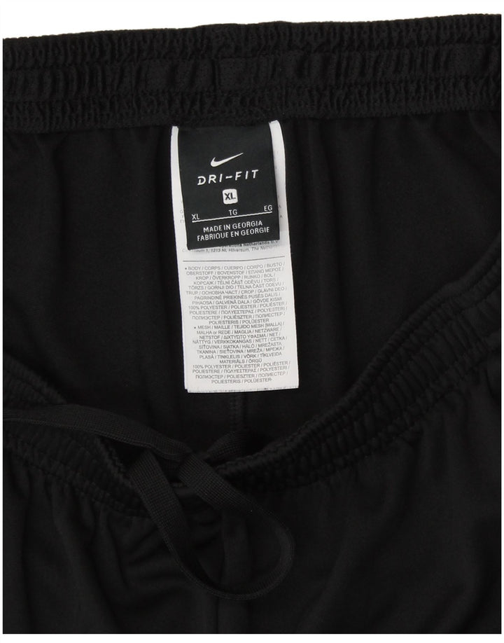 Pantaloni da tuta NIKE Dri Fit da donna UK 18 XL poliestere nero
